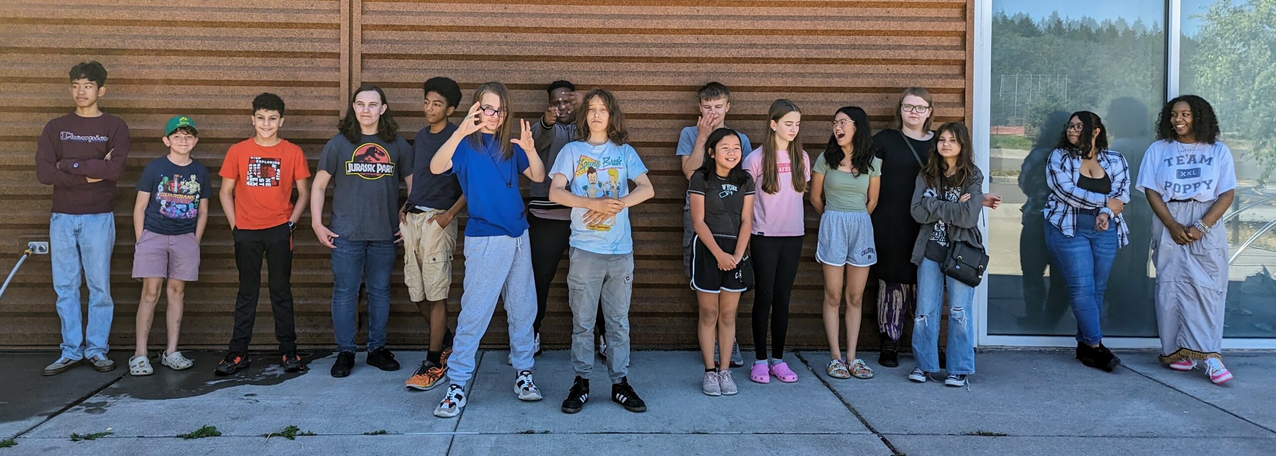 2023 Arts First Summer Film Camp Students